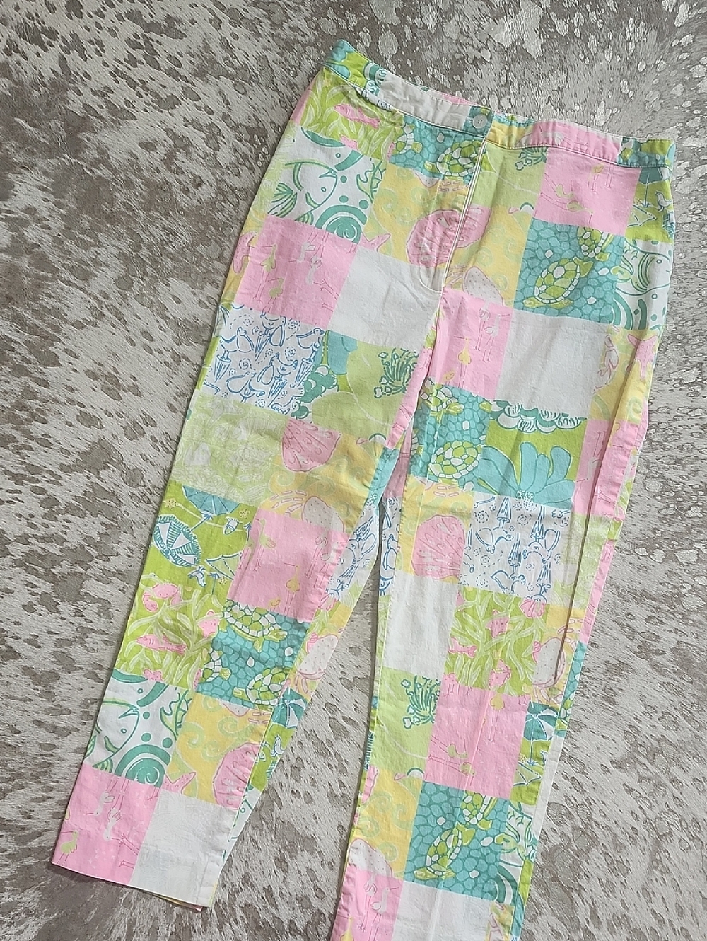 Lilly Pulitzer Patchwork Vintage Pant Sz8